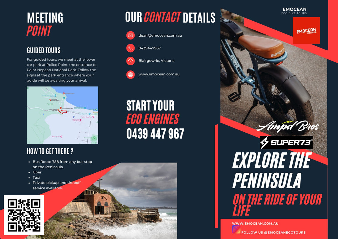 Point Nepean eBike  Ace S Plus - Guided Tour 9:30AM-12:30PM