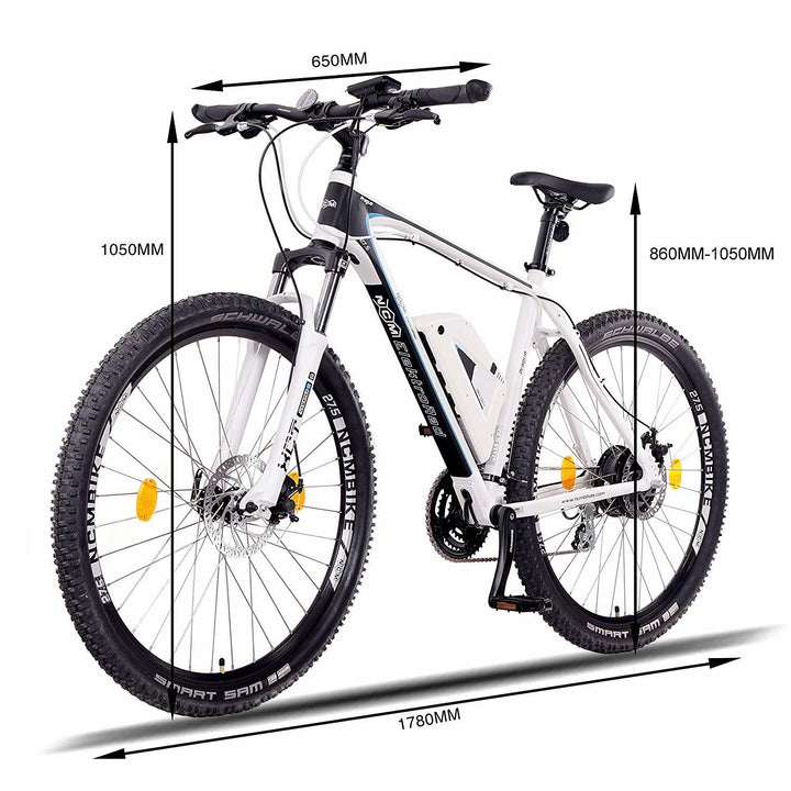 NCM Prague Electric Mountain Bike, E-Bike, E-MTB, 250W, 36V 13Ah 468Wh Battery