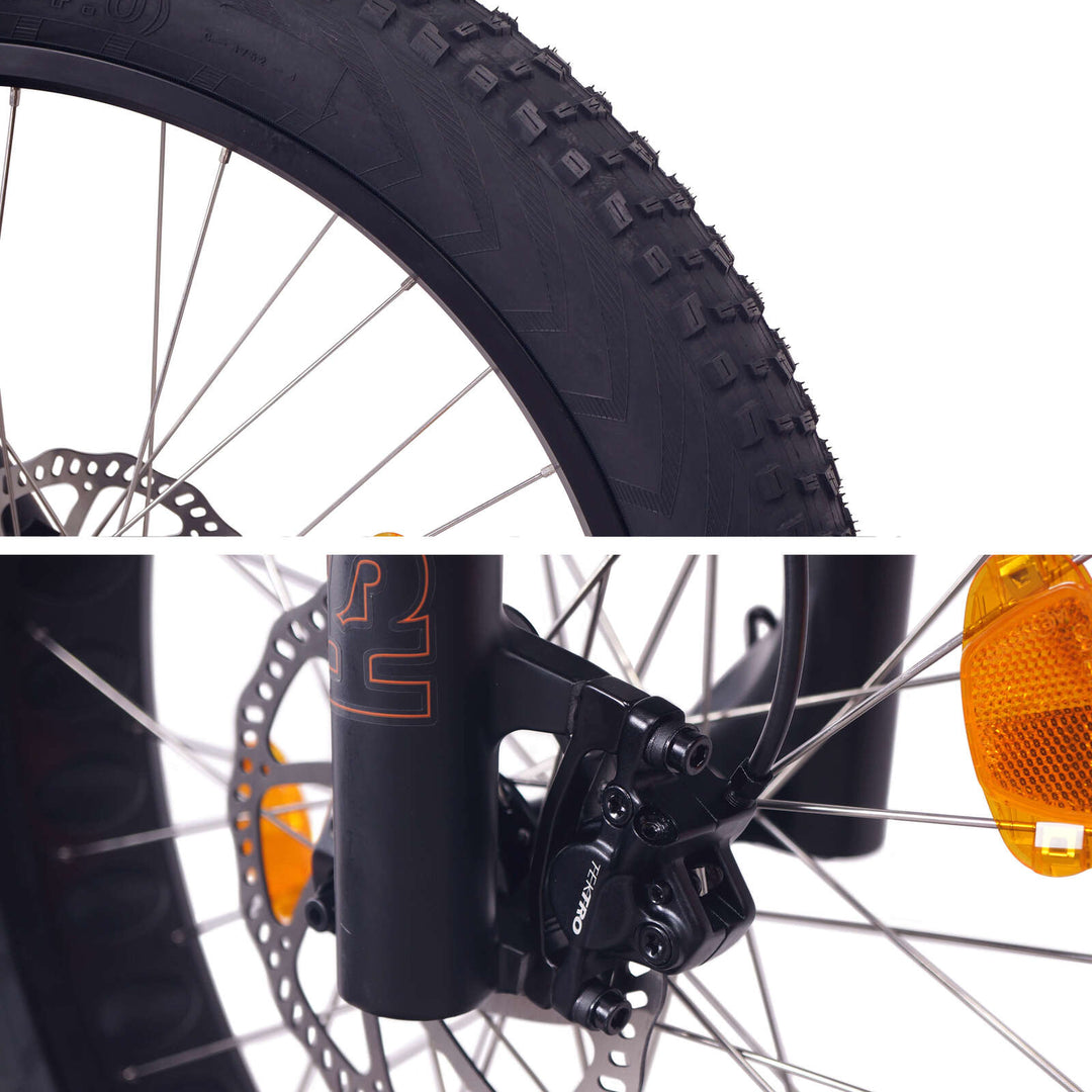 NCM Aspen Plus Fat Electric Bike, E-Bike, 48V 16Ah 250W, E-MTB 768Wh Battery