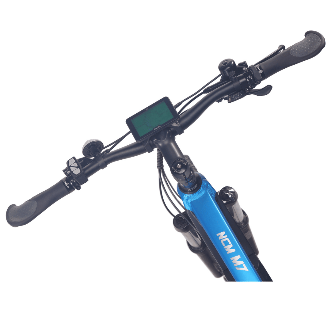 NCM M7 Electric Mountain Bike, E-MTB, 250W, 48V 19Ah 912Wh Battery [Black 27.5]