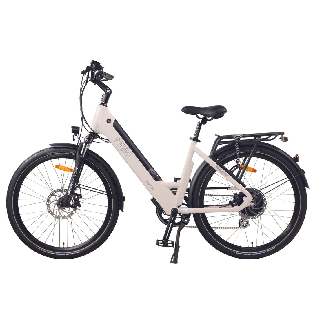 NCM T3S Step-Thru Trekking E-Bike, City Electric Bike, 250W, 48V 12Ah 576Wh Battery