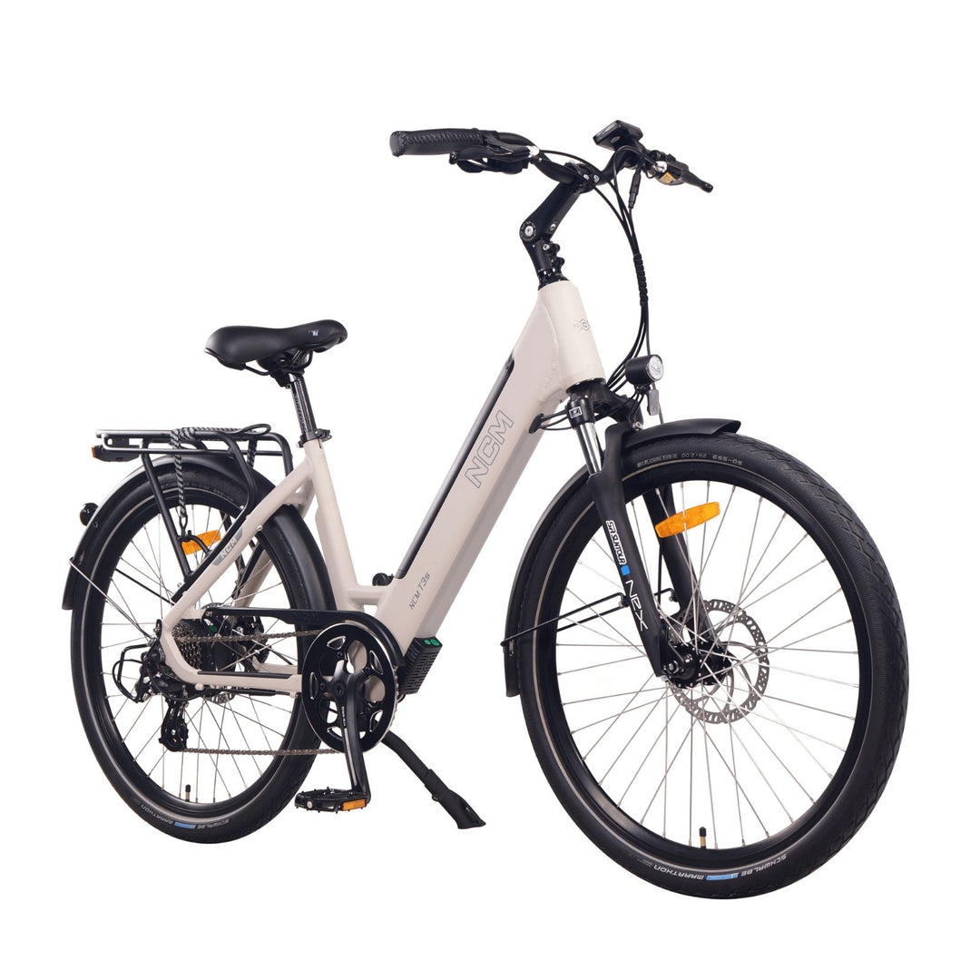 NCM T3S Step-Thru Trekking E-Bike, City Electric Bike, 250W, 48V 12Ah 576Wh Battery