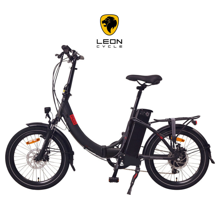 FOO F1 Folding Electric Bike, 250W E-Bike, 36V 13Ah 468Wh Battery [Matt Black 20]