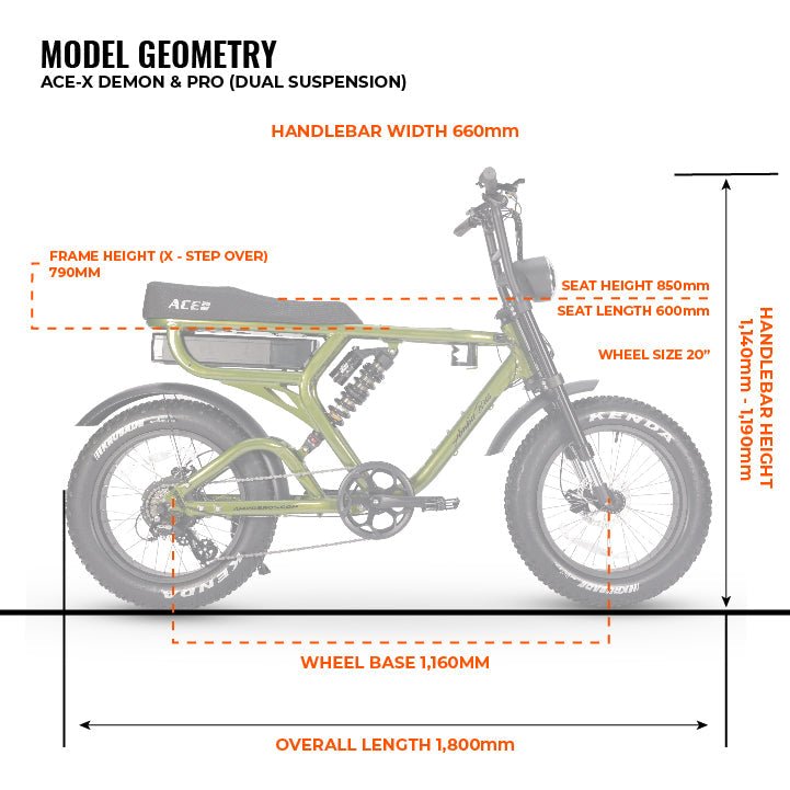 ACE-X PRO Dual Suspension Electric Bike