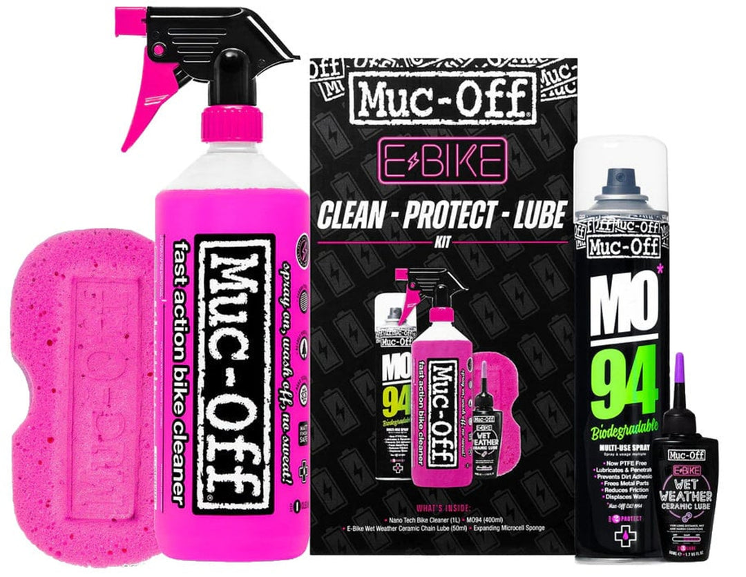 Muc-Off E-Bike Clean Protect Lube Kit - Wet